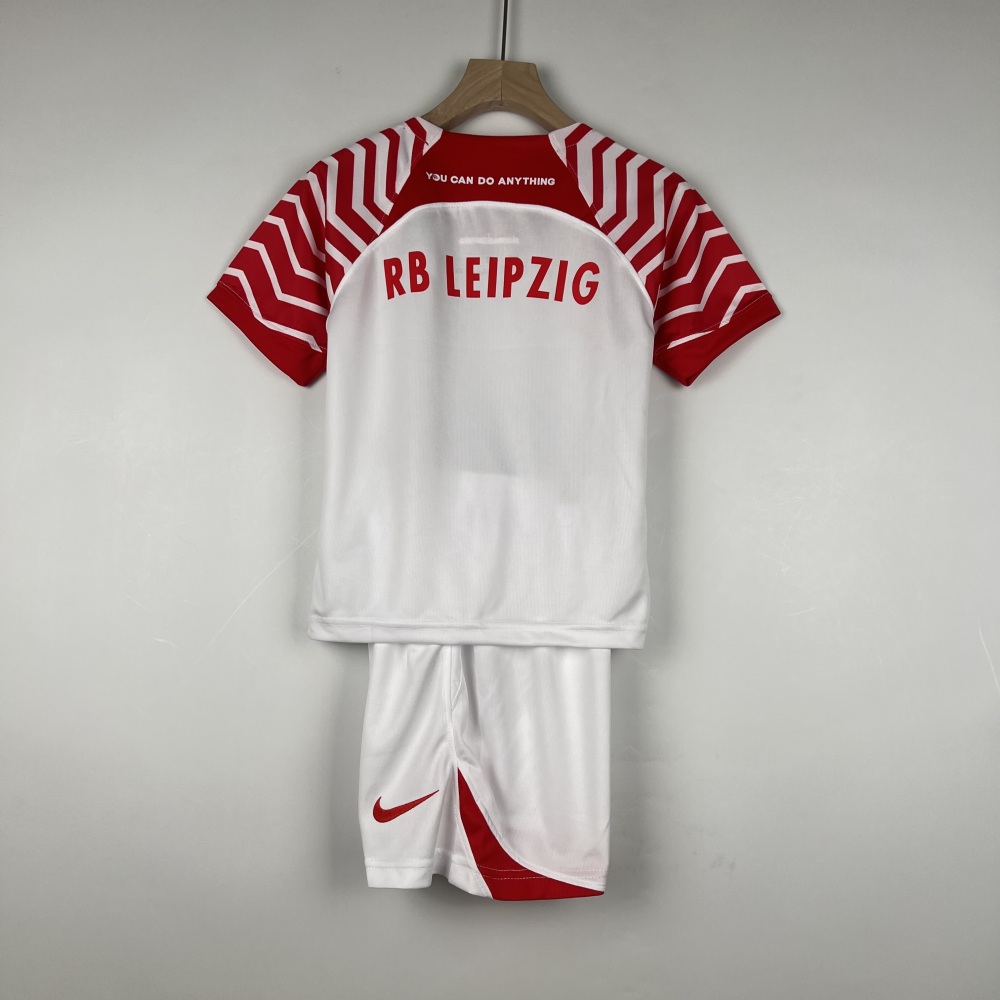 23-24 RB Leipzig Home Kids Kit Jersey+Shorts