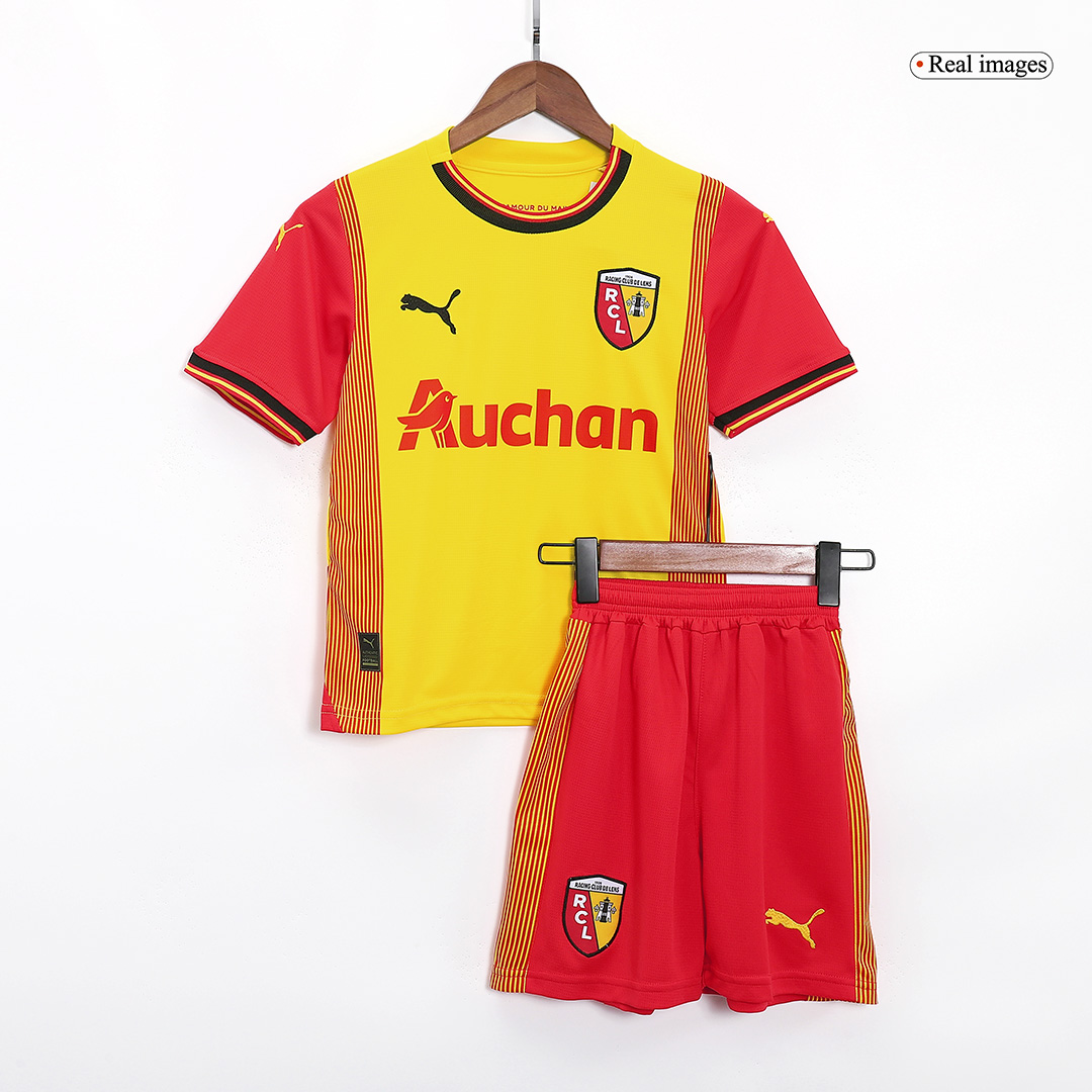 23-24 RC Lens Home Kids Kit Jersey+Shorts