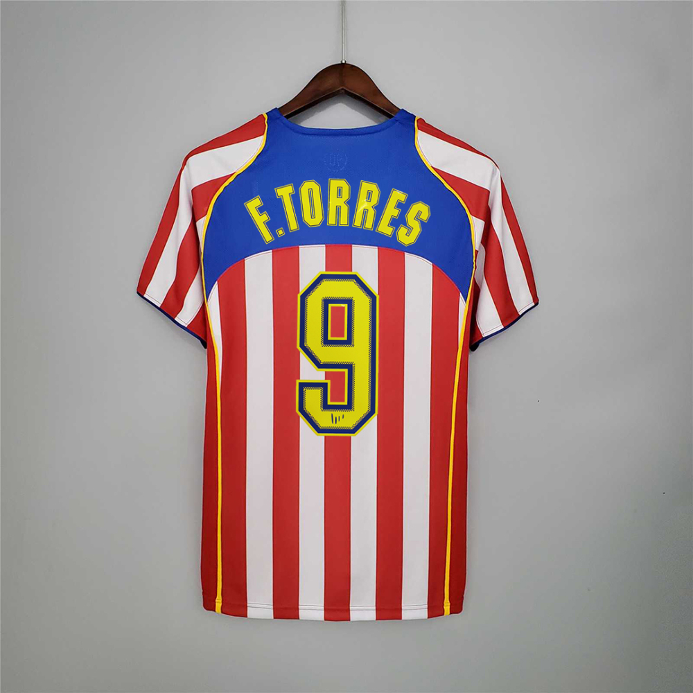 2004-2005 Atletico Madrid Home Jersey Fan Version