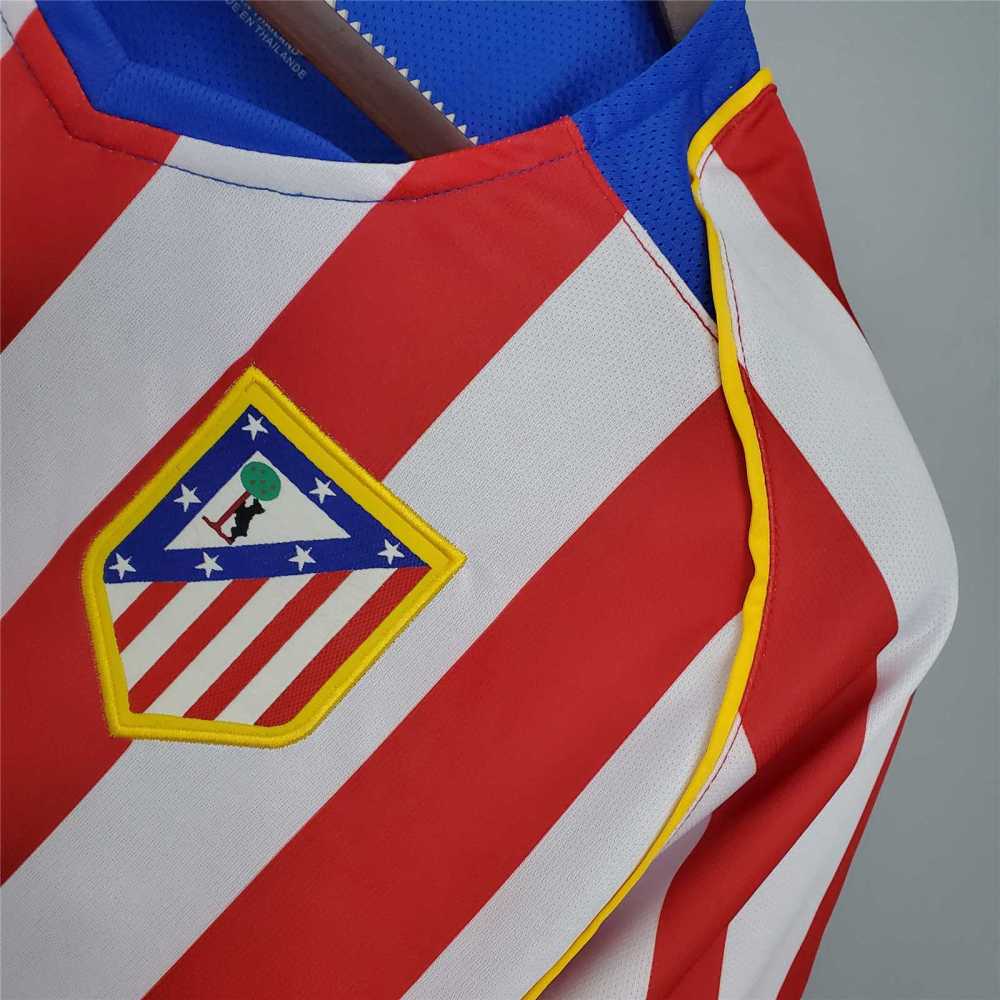 2004-2005 Atletico Madrid Home Jersey Fan Version