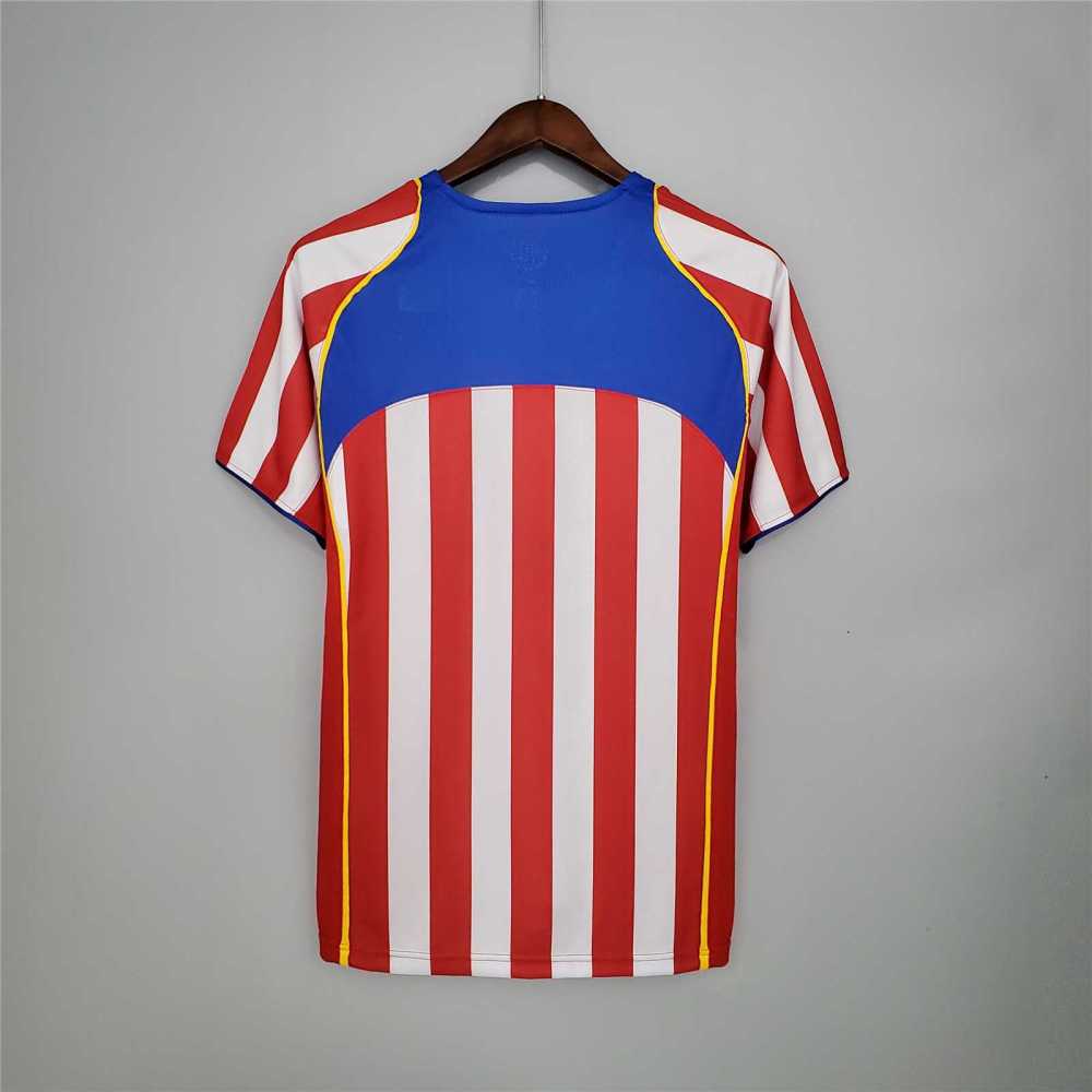 2004-2005 Atletico Madrid Home Jersey Fan Version