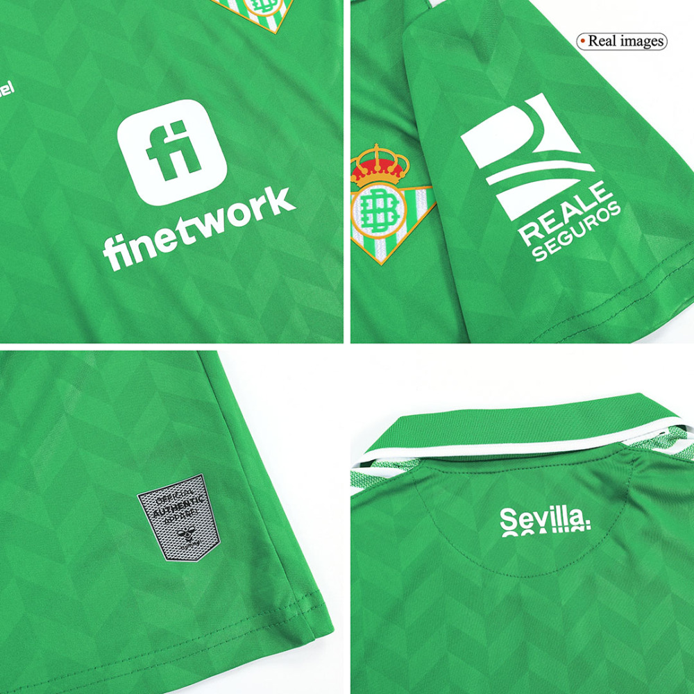 23-24 Real Betis Away Kids Kit Jersey+Shorts