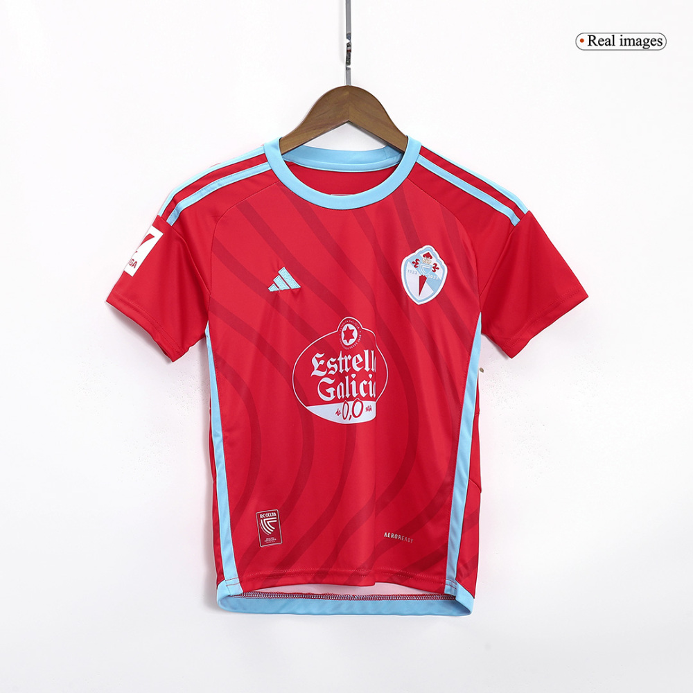 23-24 Celta Vigo Away Kids Kit Jersey+Shorts