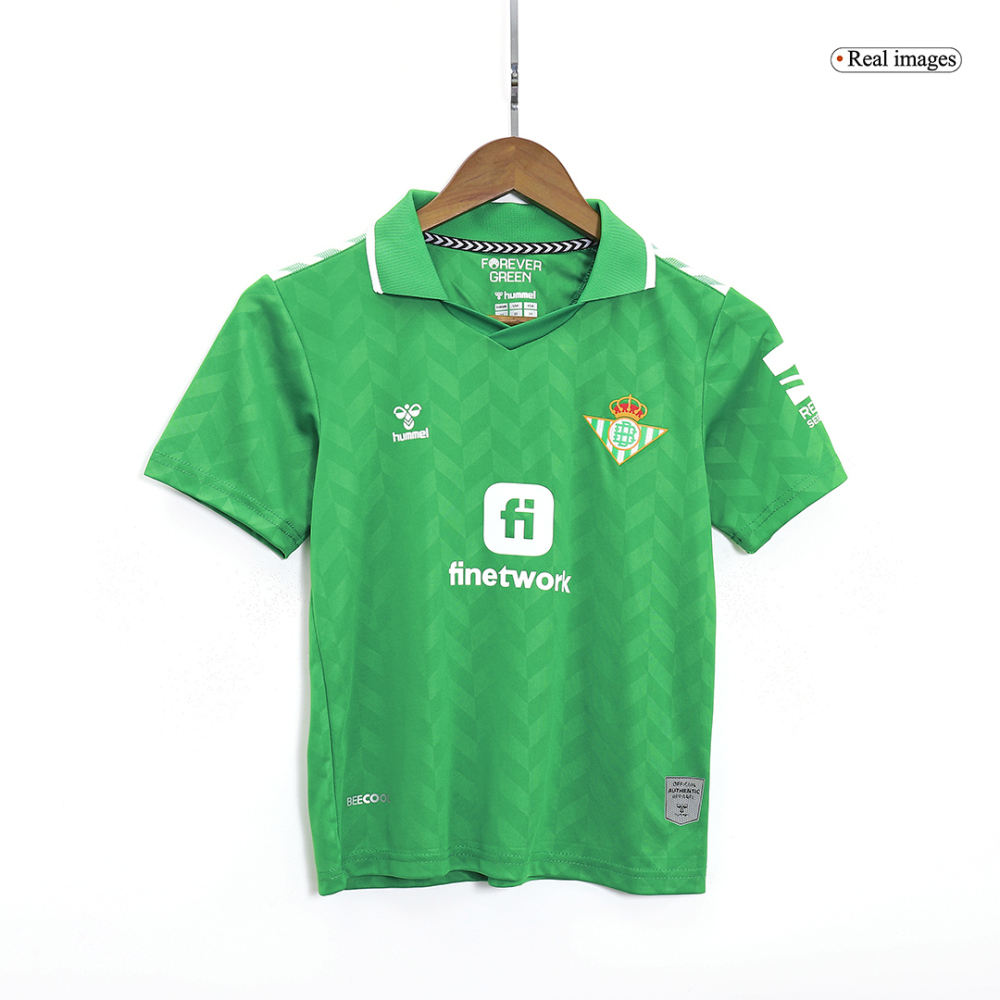 23-24 Real Betis Away Kids Kit Jersey+Shorts