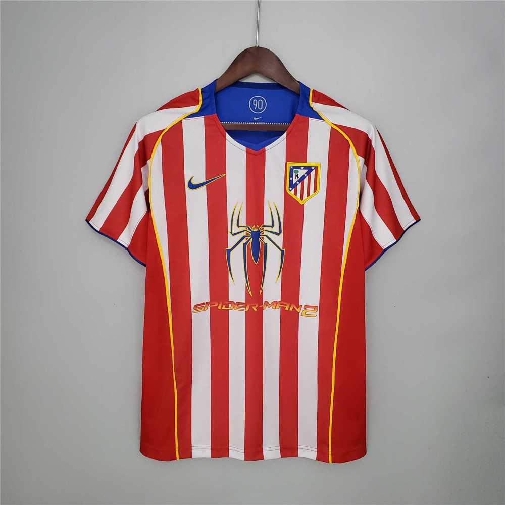 2004-2005 Atletico Madrid Home Jersey Fan Version