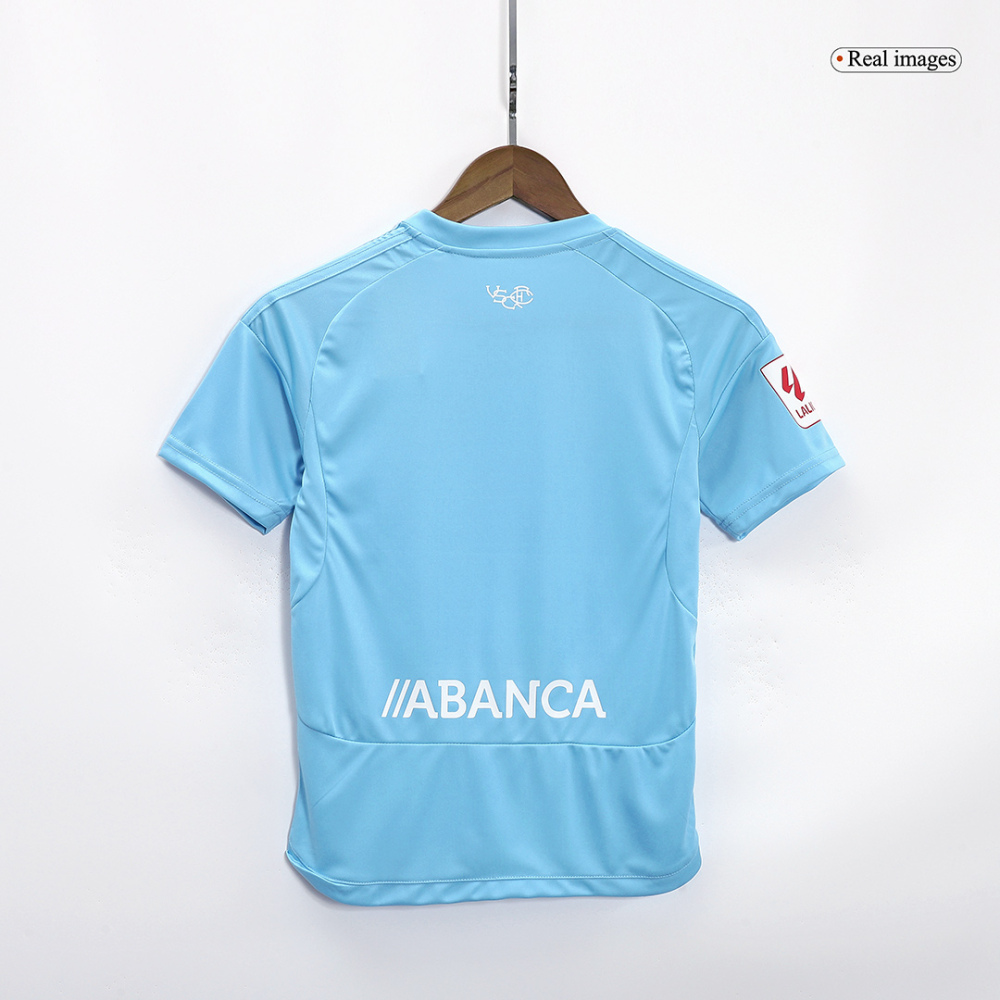 23-24 Celta Vigo Home Kids Kit Jersey+Shorts
