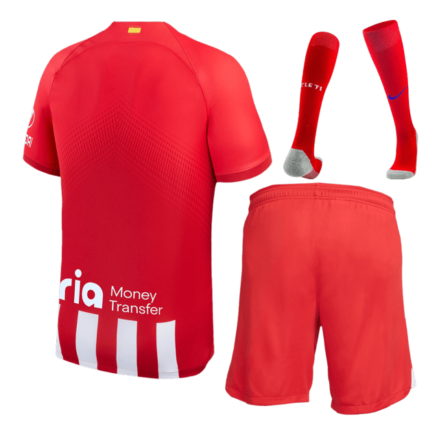 23-24 Atletico Madrid Home Whole Kit Jersey+Shorts+Socks