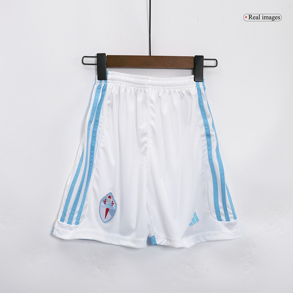 23-24 Celta Vigo Home Kids Kit Jersey+Shorts