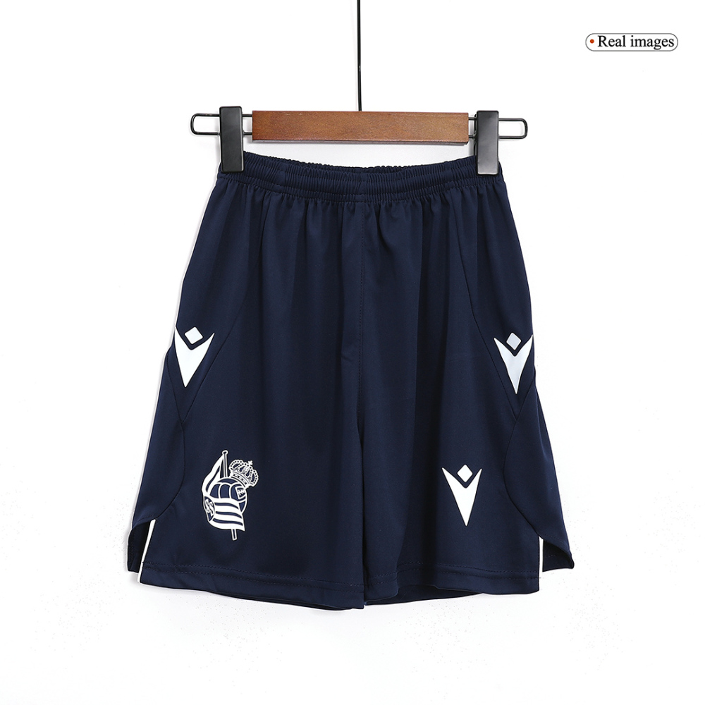 23-24 Real Sociedad Away Kids Kit Jersey+Shorts