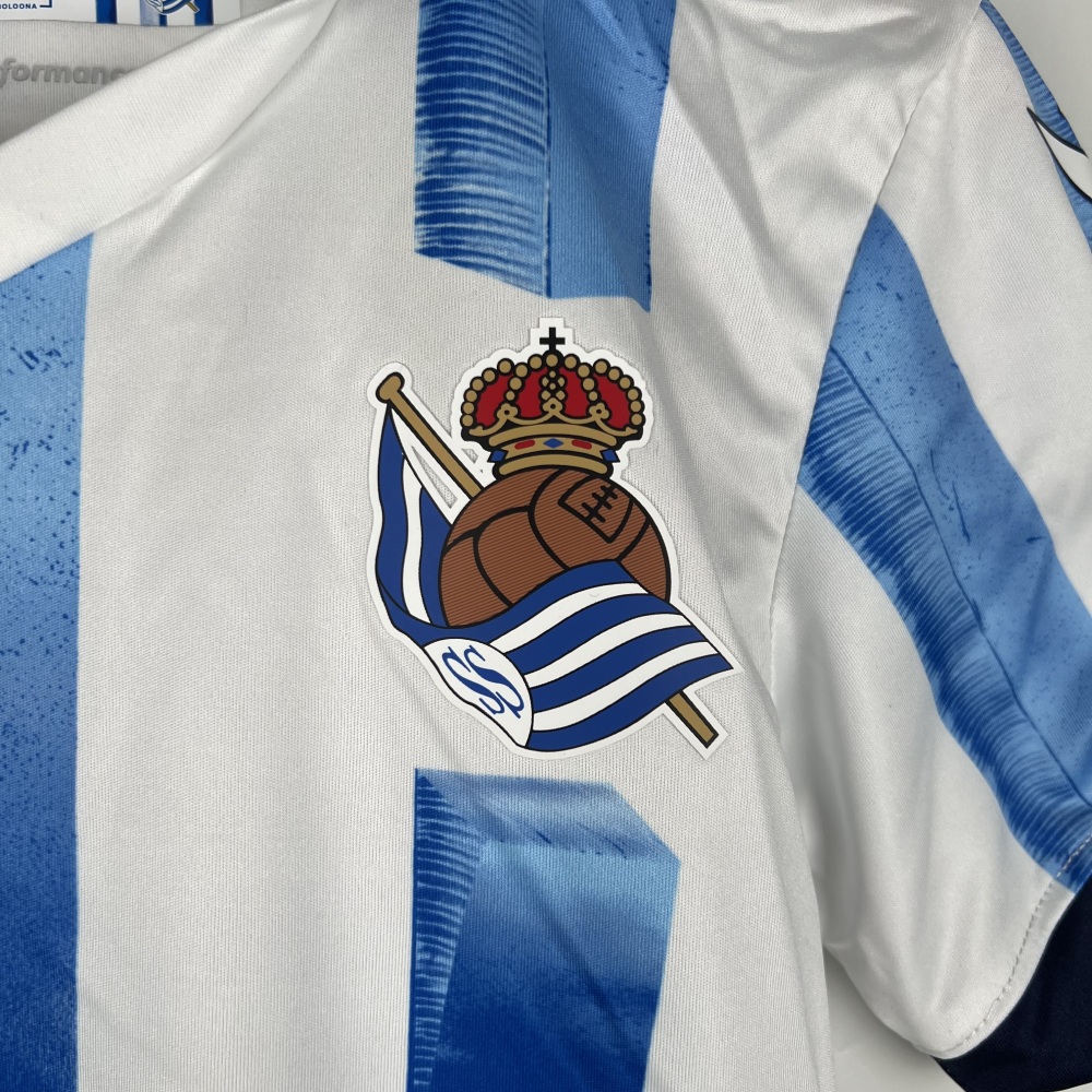 23-24 Real Sociedad Home Kids Kit Jersey+Shorts