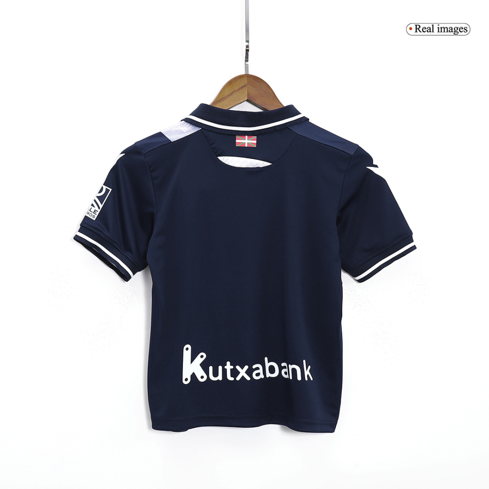 23-24 Real Sociedad Away Kids Kit Jersey+Shorts