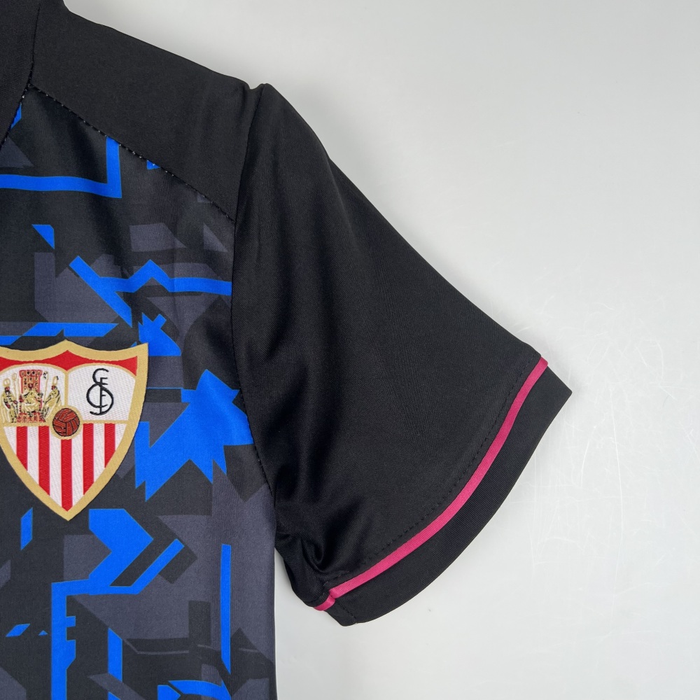 23-24 Sevilla  Third Away Kids Kit Jersey+Shorts