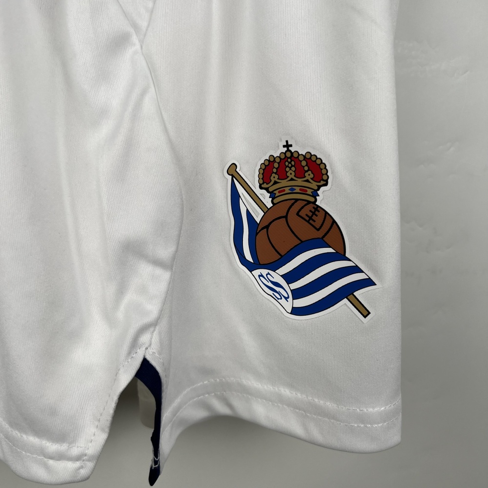 23-24 Real Sociedad Home Kids Kit Jersey+Shorts