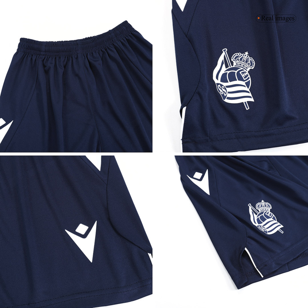 23-24 Real Sociedad Away Kids Kit Jersey+Shorts