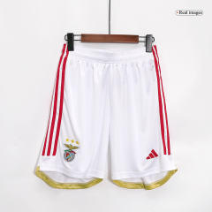 23-24 Benfica Home Soccer Shorts