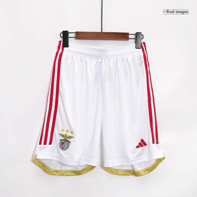 23-24 Benfica Home Soccer Shorts