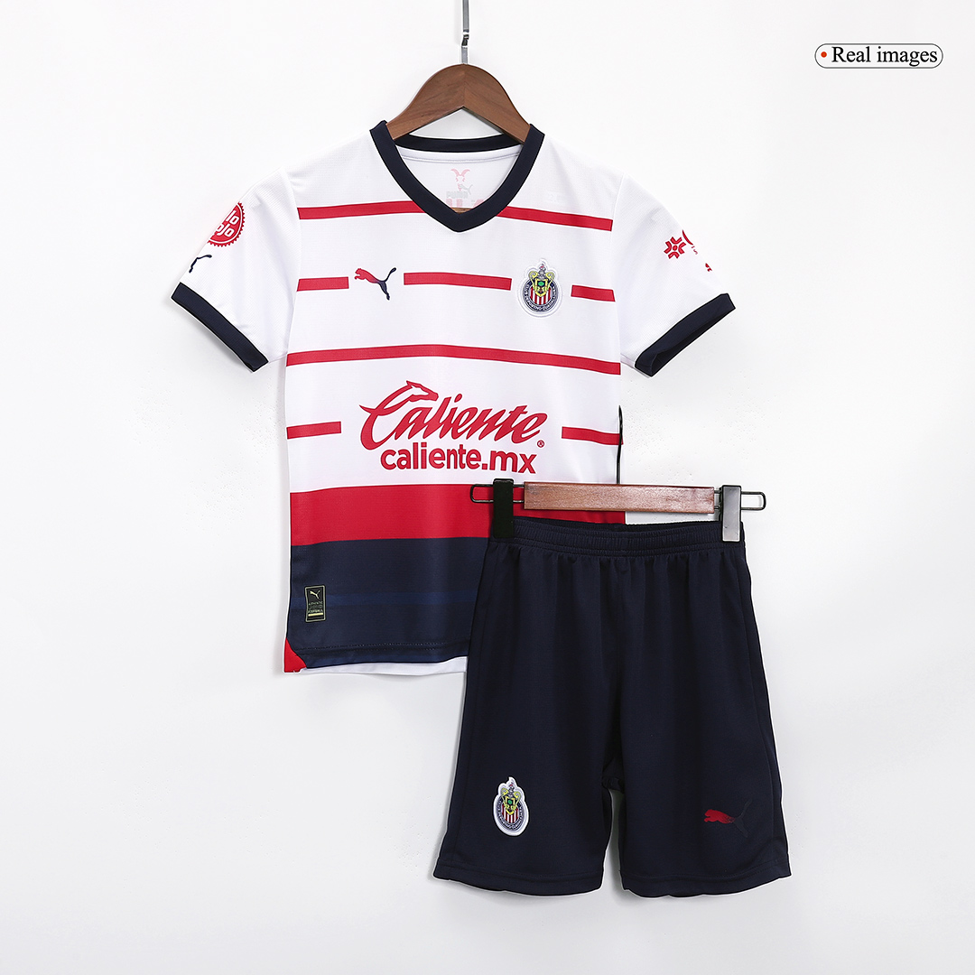 23-24 Chivas Away Kids Kit Jersey+Shorts