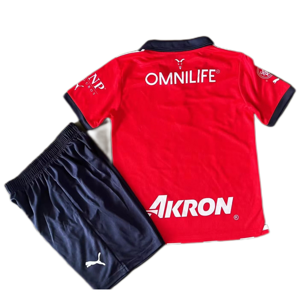 23-24 Chivas  Home Kids Kit Jersey+Shorts