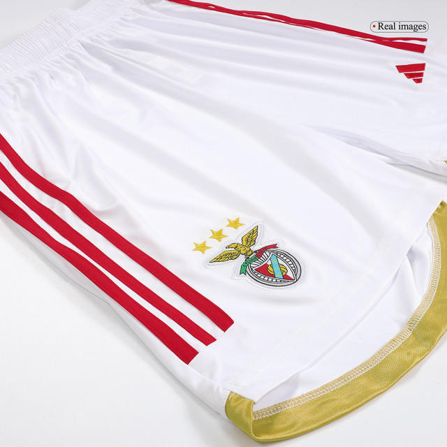 23-24 Benfica Home Soccer Shorts