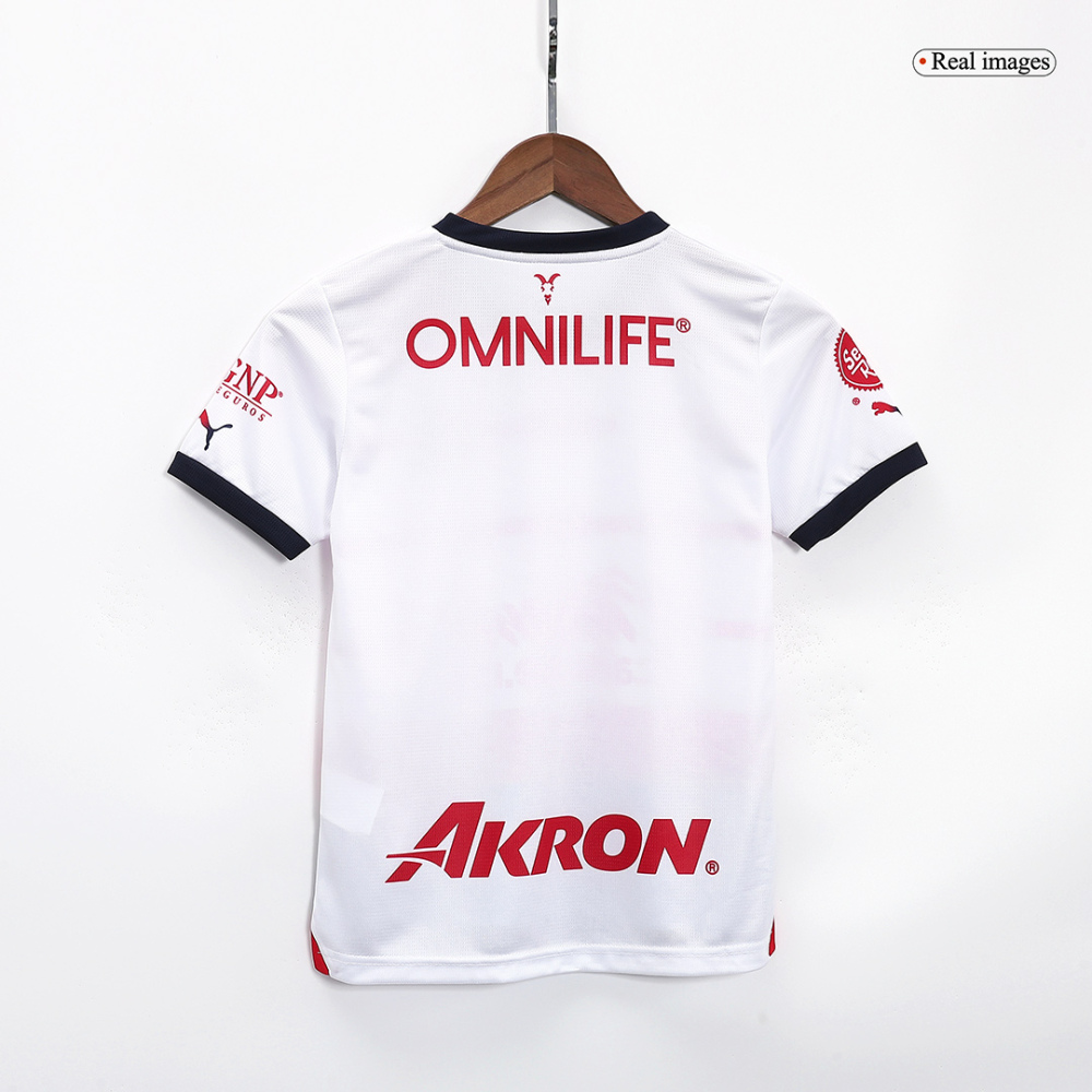 23-24 Chivas  Away Kids Kit Jersey+Shorts