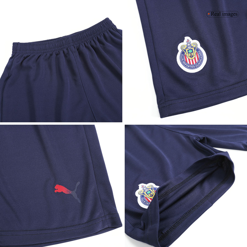 23-24 Chivas  Away Kids Kit Jersey+Shorts