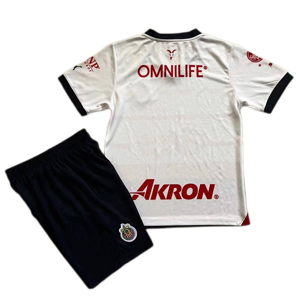 23-24 Chivas  Away Kids Kit Jersey+Shorts