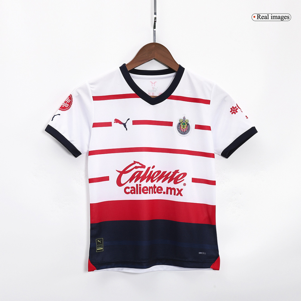 23-24 Chivas  Away Kids Kit Jersey+Shorts