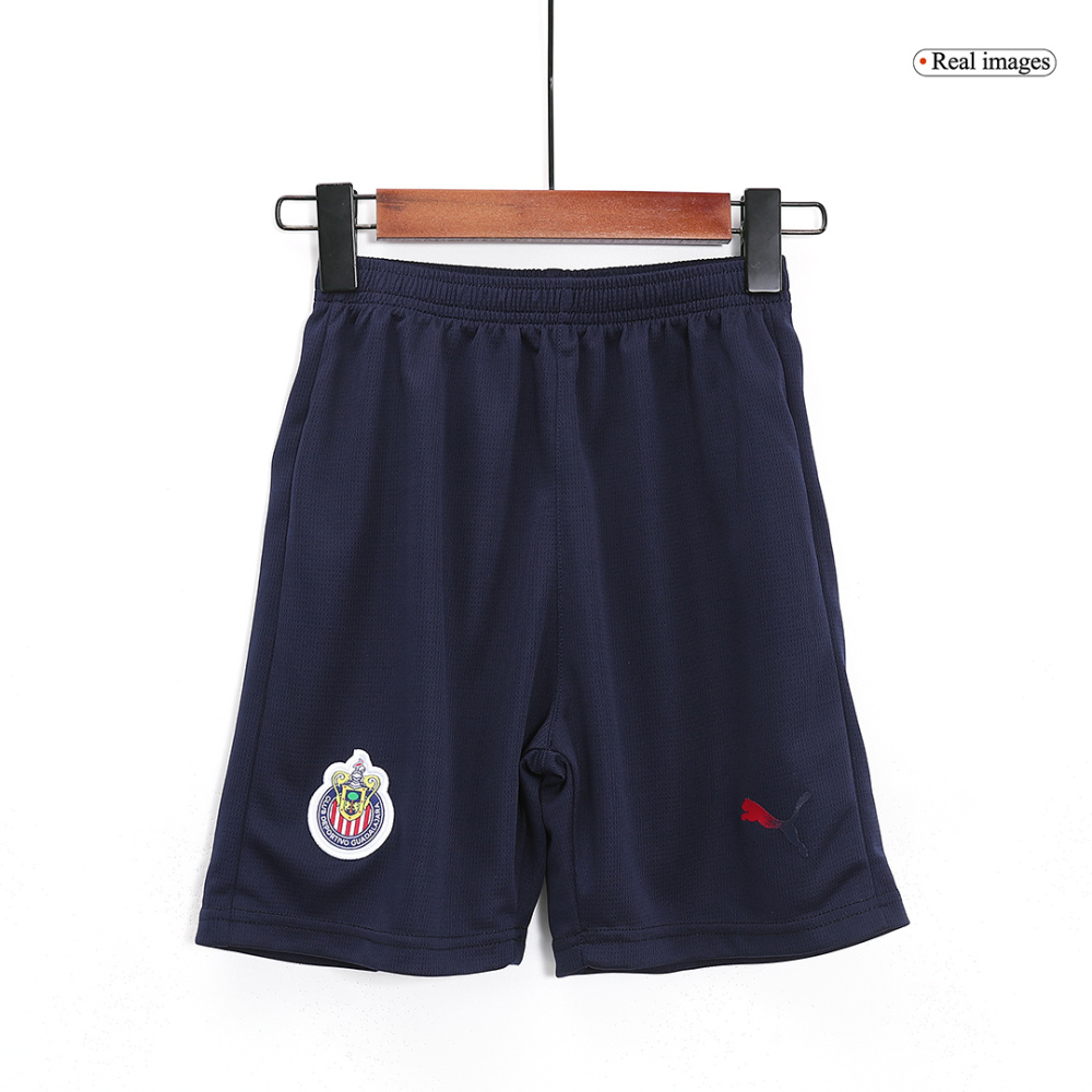 23-24 Chivas  Away Kids Kit Jersey+Shorts
