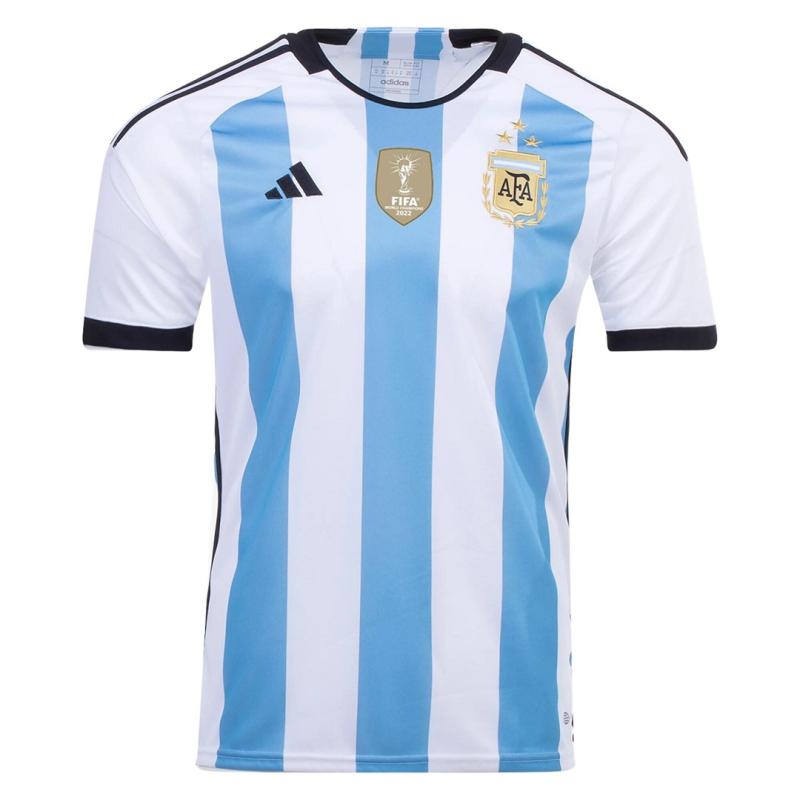 2022 Argentina World Cup Champion Edition 3 stars Home Jersey