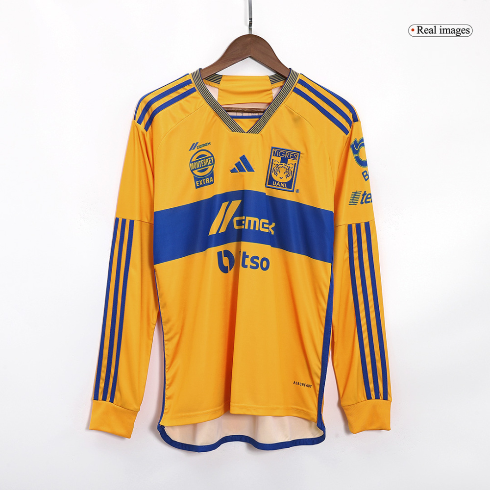 23-24 Tigres UANL  Home Jersey Long Sleeve