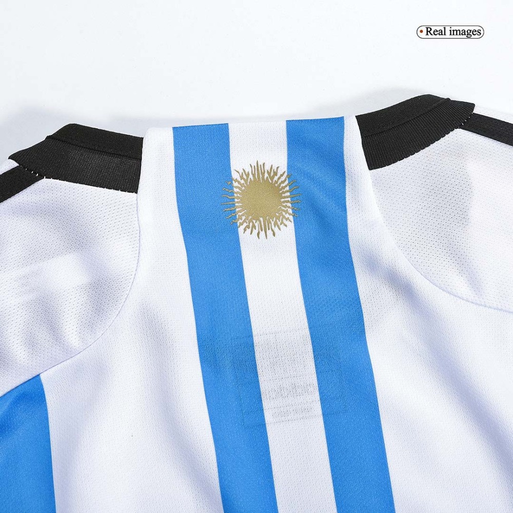 2022 Argentina World Cup Champion Edition 3 stars Home Jersey
