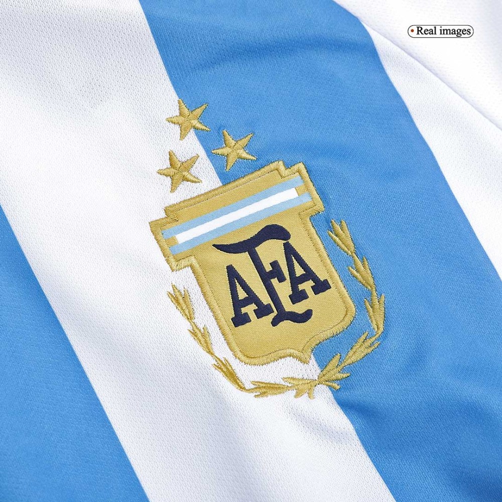 2022 Argentina World Cup Champion Edition 3 stars Home Jersey