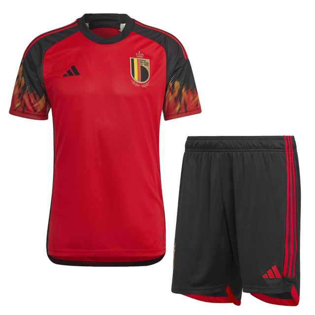 2022 Belgium World Cup Home Whole Kit Jersey+Shorts+Socks