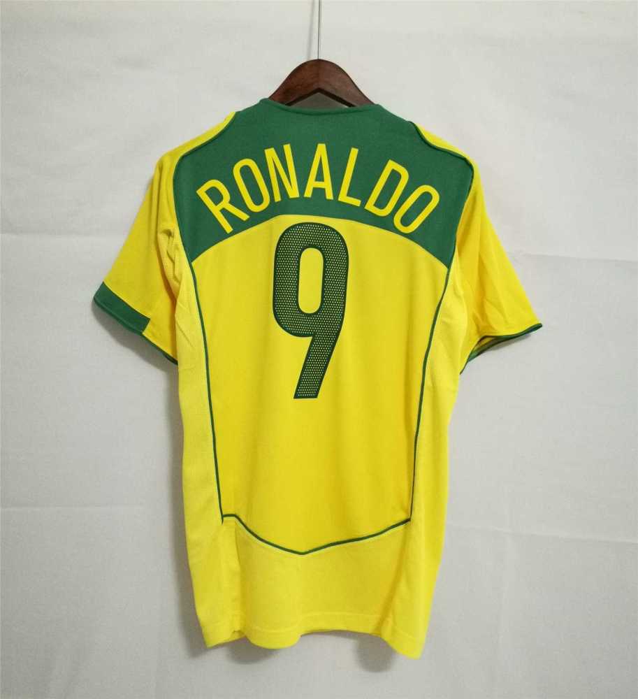 2004 Brazil World Cup Home Retro Jersey