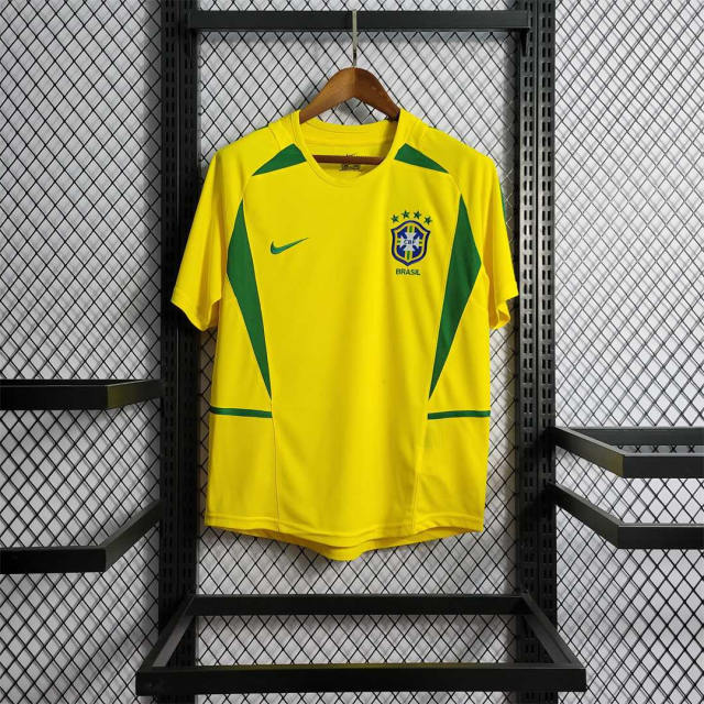 2002 Brazil World Cup Home Retro Jersey