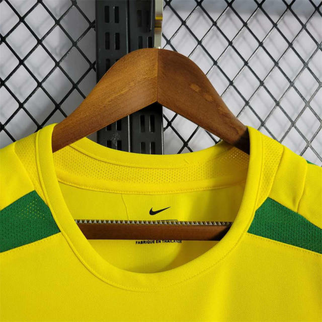 2002 Brazil World Cup Home Retro Jersey