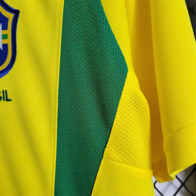 2002 Brazil World Cup Home Retro Jersey
