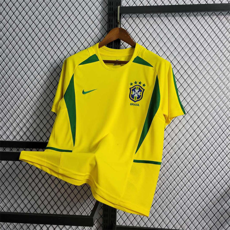2002 Brazil World Cup Home Retro Jersey