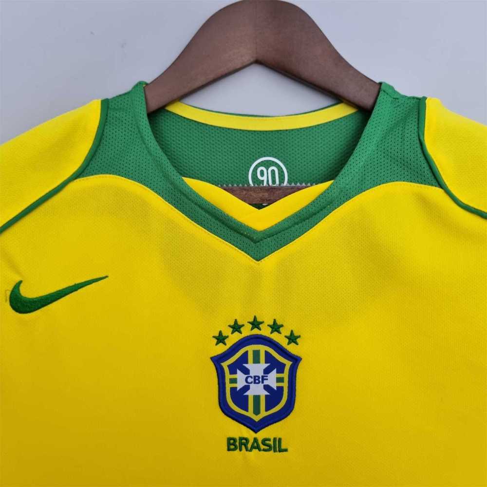 2004 Brazil World Cup Home Retro Jersey