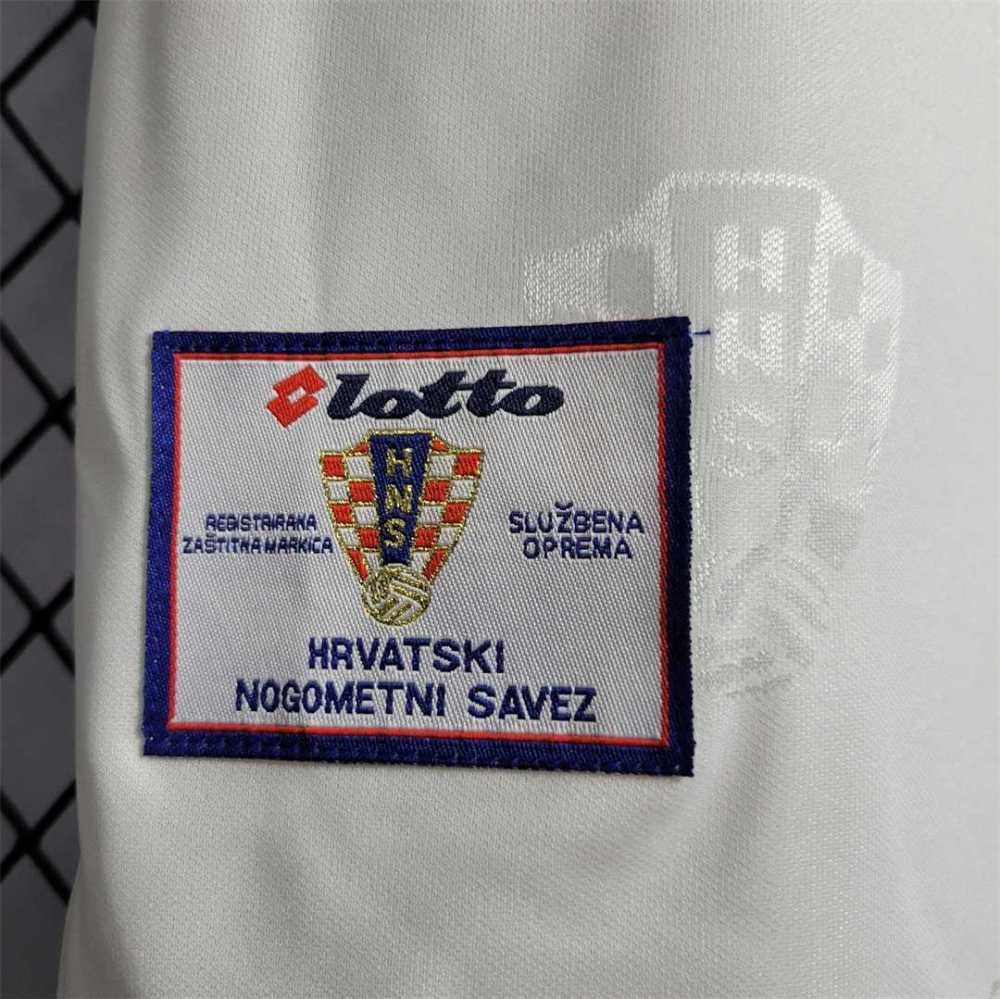 1998 Croatia World Cup Home Retro Jersey