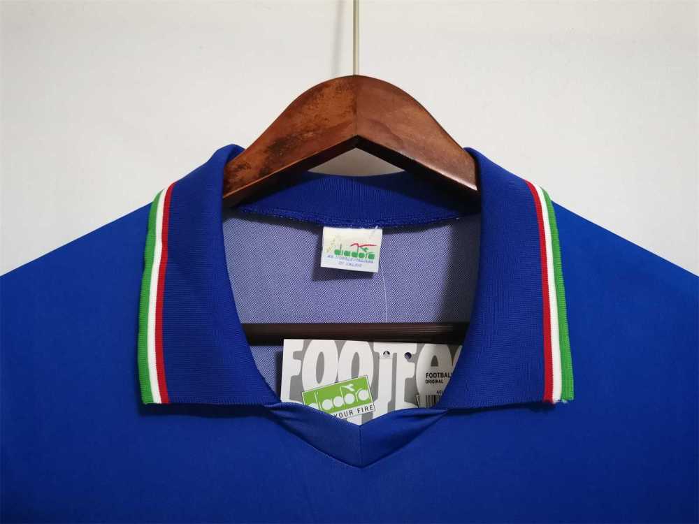 1990 Italy Home World Cup Retro Jersey