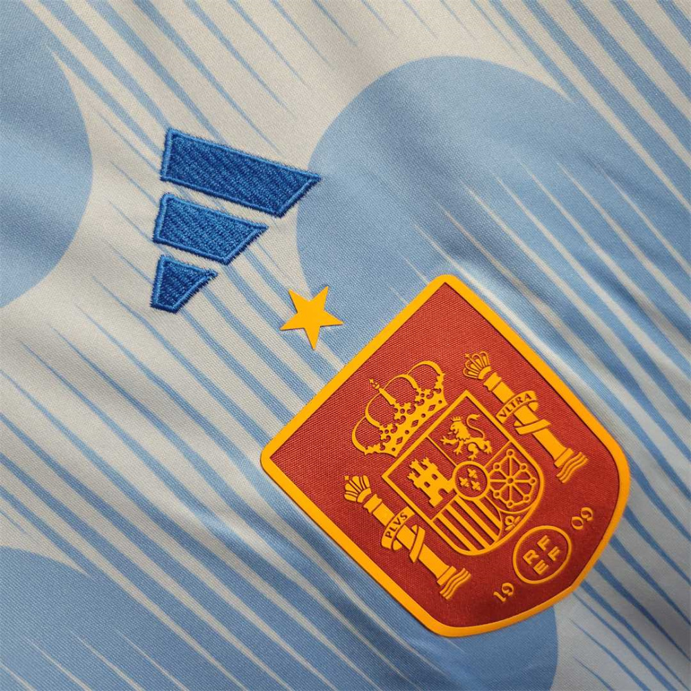 2022 Spain World Cup Away Fan Edition Soccer Jersey
