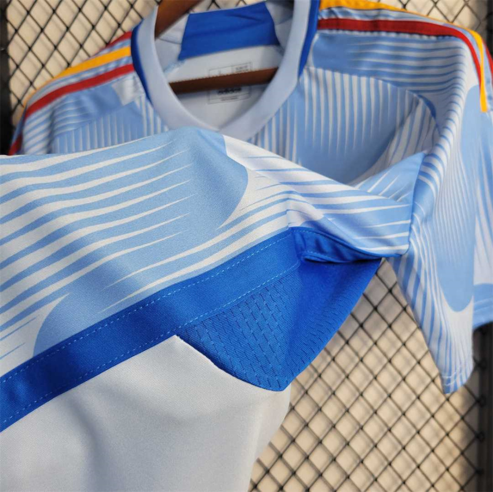 2022 Spain World Cup Away Fan Edition Soccer Jersey