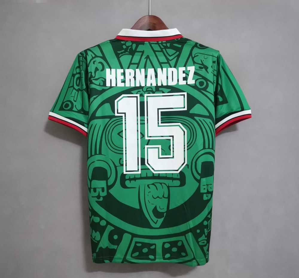 1998 Mexico World Cup Home Retro Jersey