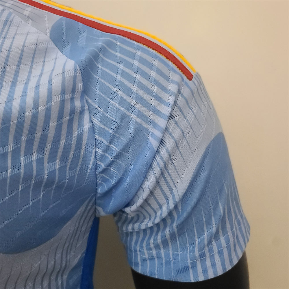 2022 Spain World Cup Away Player Edition Soccer Jersey