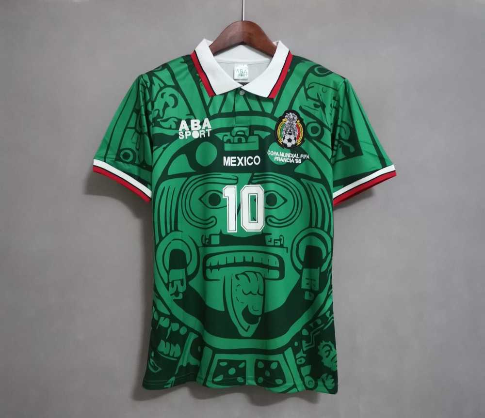 1998 Mexico World Cup Home Retro Jersey