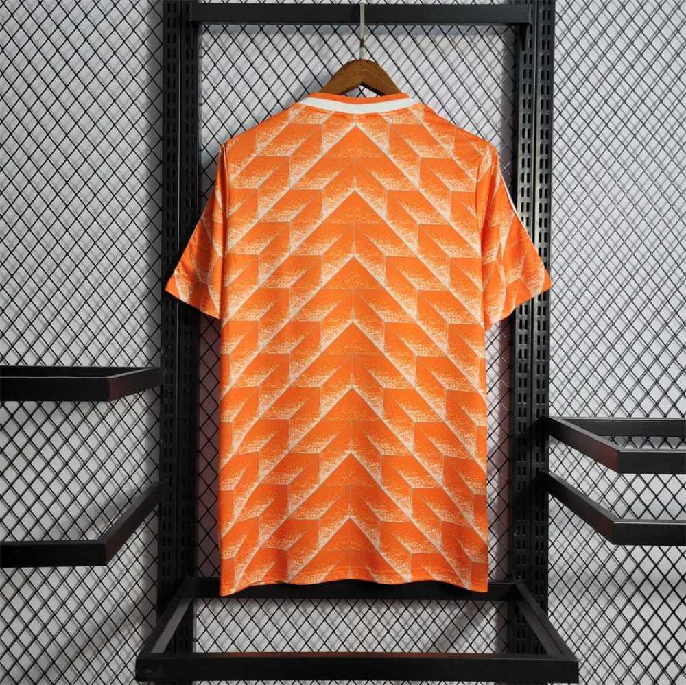 1998 Netherlands  Home World Cup Retro Jersey