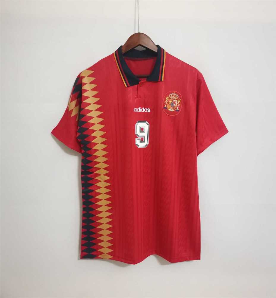 1994 Spain Home World Cup Retro Jersey