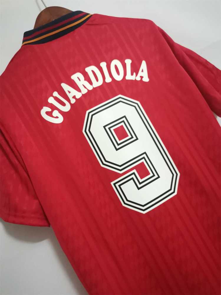 1994 Spain Home World Cup Retro Jersey