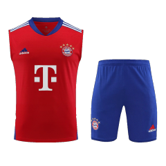 Bayern Munich Sleeveless Training Kit Red 2023/24